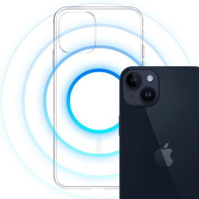 4. 3mk Clear MagCase for Apple iPhone 14 Plus - transparent