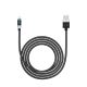 3. Orico LDA2L USB-A to Lightning Cable 12W with LED Display 0.5m - Black and Silver