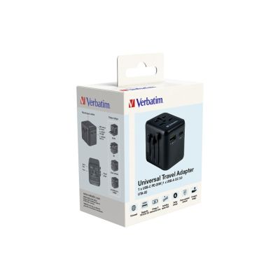 13. Verbatim 49544 Power Plug Adapter Universal Black
