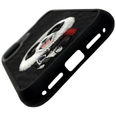 4. Nimmy Big Eyed Pet 2.0 Panda case for iPhone 17 - black