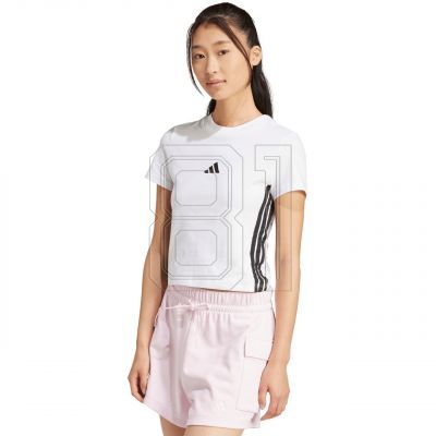 2. adidas Essentials 3-Stripes Slim Baby W T-Shirt JE1239