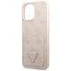 6. Guess 4G Triangle Logo Cardslot Case for iPhone 13 Pro / 13 - Pink