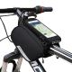 11. Wozinsky frame bike bag + detachable phone cover up to 6.5 "1.5l black (WBB7BK)