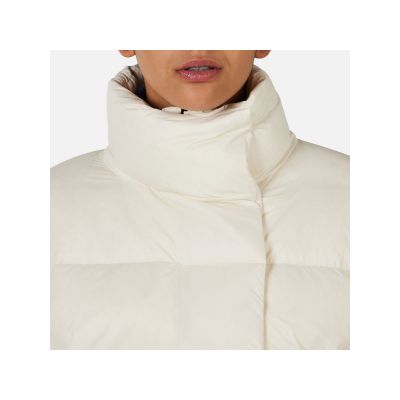 7. ROSSIGNOL W ARETU CROPPED DOWN JKT women's ski jacket white