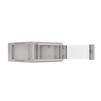 2. LANBERG WALL-MOUNTED CABINET 19" 4U 570X600 QUICK ASSEMBLY (GRAY, FLAT PACK) WFFA-5604-10S