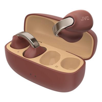 7. JVC HA-NP1TTU Burgundy Headphones