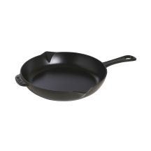Cast iron frying pan with metal handle STAUB 40510-617-0 26 cm black