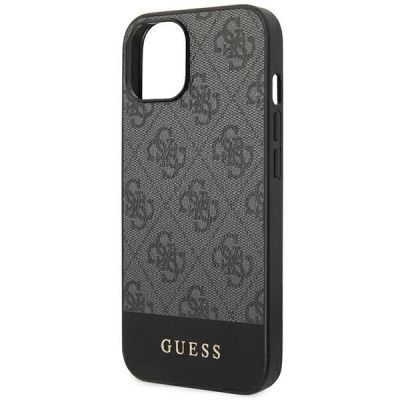 6. Guess 4G Stripe Collection Case for iPhone 14 / 15 Plus - Gray