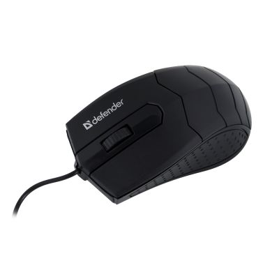 6. Defender Wired Mouse HIT MB-530 Black OTPICAL 1000DPI 3P 52530