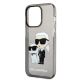 6. Karl Lagerfeld Glitter Karl&Choupette case for iPhone 14 Pro - black
