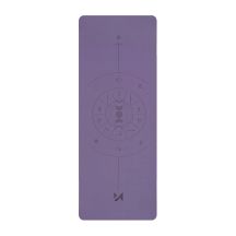 Wozinsky WNSP-NKP Exercise Mat 183 x 61 x 0.5 cm for yoga and gymnastics made of natural rubber - purple
