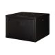 2. Digitus Unique 19" 7U 600x600 wall-mounted network cabinet, glass door, black, undivided, assembled, 100kg