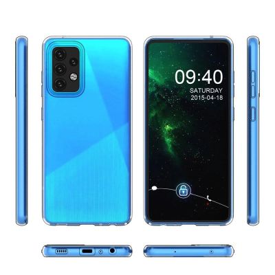 4. Gel case cover for Ultra Clear 0.5mm for Samsung Galaxy A32 4G transparent