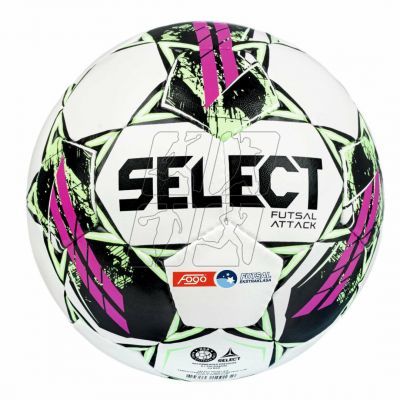 2. SELECT Futsal Attack FOGO Ekstraklasa indoor ball white