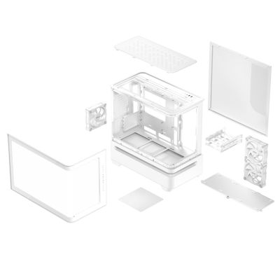 14. ASUS PRIME AP202 TG ARGB WHITE Case