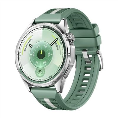 4. Huawei WATCH GT 6 46mm Smart Watch, GPS, AMOLED, 1.47 inch, Waterproof, Green