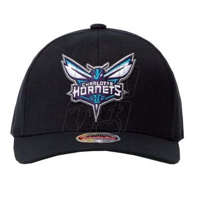 Mitchell &amp; Ness NBA Charlotte Hornets cap HHSSINTL102-CHOYYPPPBLCK