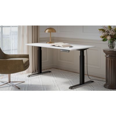 3. Electric height adjustable desk MOON LONG 150x80x72-120 black/white