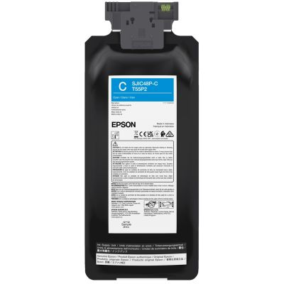 4. Epson SJIC48P-C ink cartridge 1 pc. Original Cyan