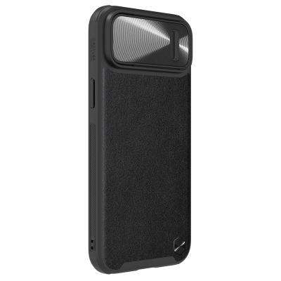 4. Nillkin CamShield Leather S Case iPhone 14 Plus case with camera cover black