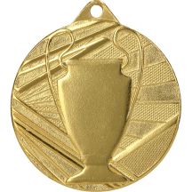 Overall gold medal with cup