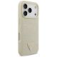 4. Guess Croco Triangle Logo MagSafe case for iPhone 17 Pro - gold