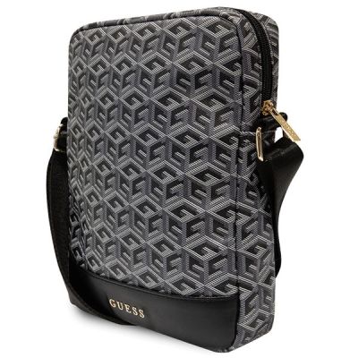 2. Guess Bag GUTB10HGCFSEK 10" black/black GCube Stripe Tablet Bag