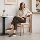 9. Leather platform sneakers brown Filippo DP7498