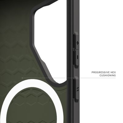8. UAG Civilian LT Magnet – case with built-in magnetic module for Samsung Galaxy S26 Ultra (olive)