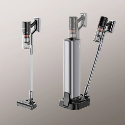 15. UWANT V800 Upright Vacuum Cleaner with Self-Emptying Station - Gray