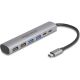 DeLOCK 6-port USB hub with 4 x USB Type-A female and 2 x USB Type-C female