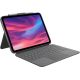 11. Logitech Combo Touch QWERTY British English Smart Connector Gray