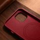 19. iCarer Case Leather case cover made of natural leather for iPhone 14 Plus red (compatible with MagSafe)
