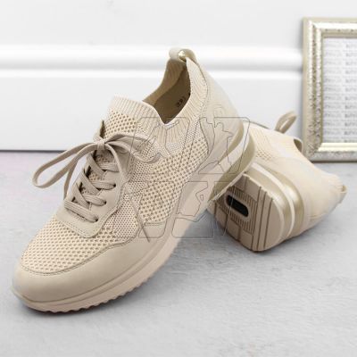 7. Comfortable Remonte W RKR693 beige sports shoes