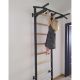 11. WOODEN AND METAL GYMNASTIC WALL BAR WITH BENCHK 221B