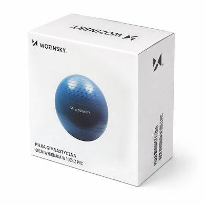 3. Wozinsky WGB65BL Exercise Ball, 65 cm, Blue