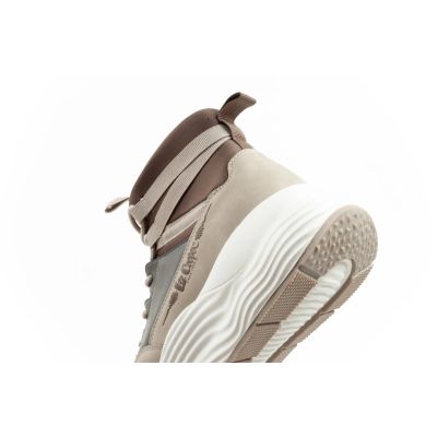 7. Lee Cooper women's sports sneakers, fashionable, comfortable, over-the-ankle, beige