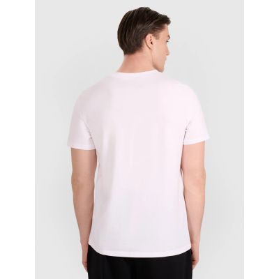 2. Men's regular t-shirt with volleyball print 4F 4FRAW25TTSHM3319-10S