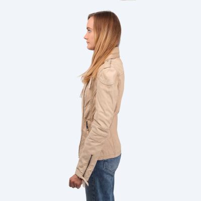 2. Wrangler Wmns Buffalo Leather Jacket W4003ZB29