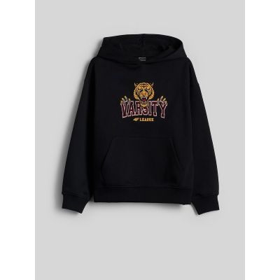 5. Loose-Fit Boys’ Hooded Sweatshirt 4F 4FJRAW26TSWSM3196-20S