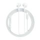 2. QCY LH1 In-Ear Wired Headphones with Remote and Microphone 1.15m - White