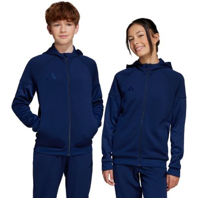 8. adidas Tiro 25 Full-Zip Kids' Sweatshirt, Navy JC5127