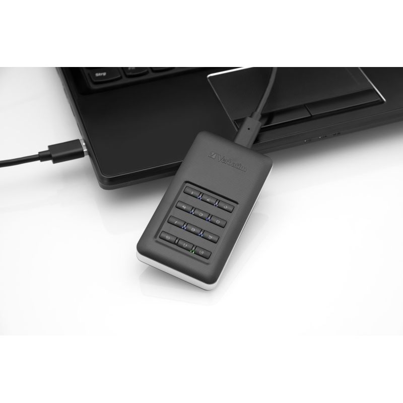 18. Verbatim Store'n'Go 256GB USB Type-C 3.2 Gen 1 (3.1 Gen 1) Black, Silver