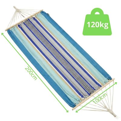 6. GARDEN HAMMOCK FOR 1 PERSON 200X100CM WITH SPREADER 1052199