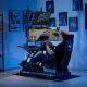 6. Oplite OP-R8-SMSB Monitor Holder/Stand for 144.8 cm (57") Monitors, Desk, Black
