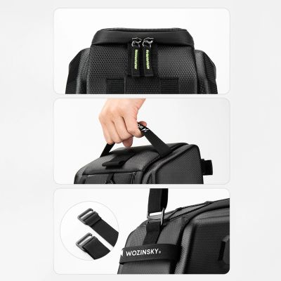 5. Wozinsky WSR-01B Bicycle Pannier for Trunk 9l - Black