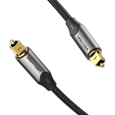Vention Braided Optical Audio Cable with Aluminum Connector 3m