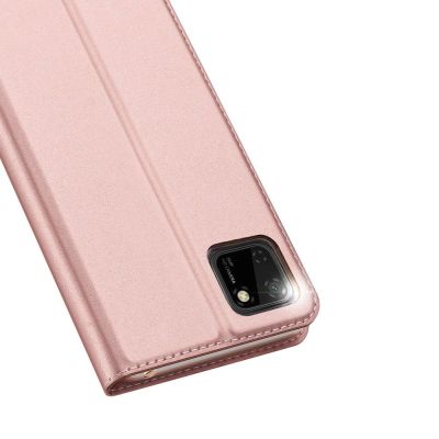3. DUX DUCIS Skin Pro Bookcase type case for Huawei Y5p pink