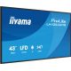 4. Flat screen iiyama LH4364UHS-B1AG 43 inches LCD UHD - 109.2 cm
