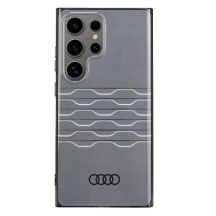 Audi IML Geometric Pattern Case S24 Ultra S928 black/black hardcase AU-IMLS24U-A6/D3-BK